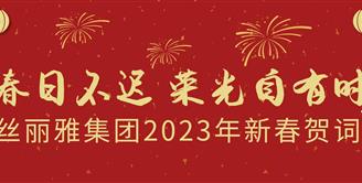 丝丽雅集团2023年新春贺词 | 春日不迟 荣光自有时