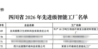 喜报 | 丝丽雅集团旗下两家公司获评2026年四川省先进级智能工厂